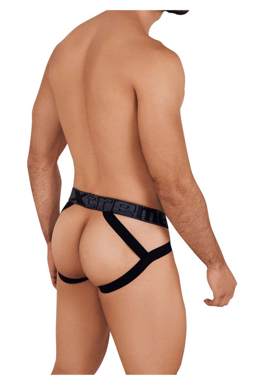 Xtremen 91102 Microfiber Jockstrap Black