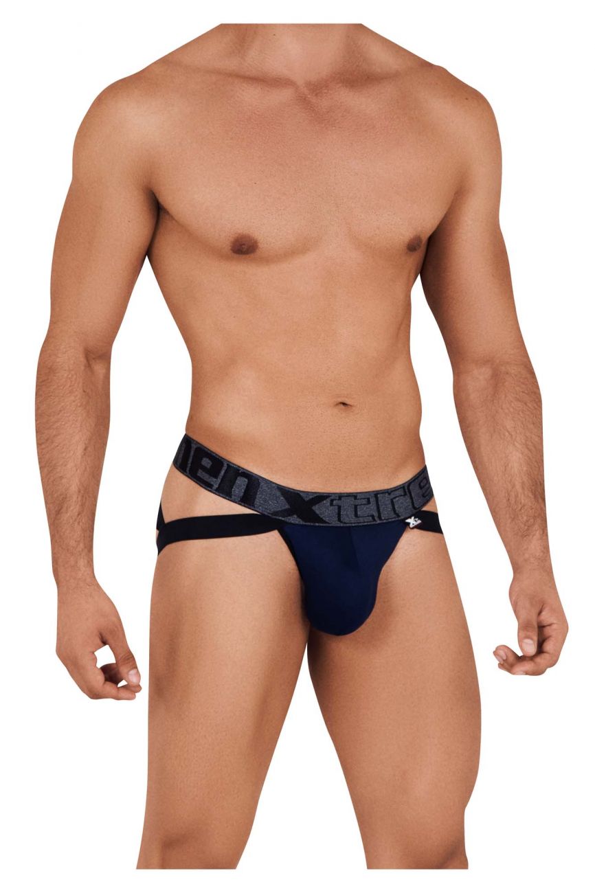 Xtremen 91102 Microfiber Jockstrap Dark Blue