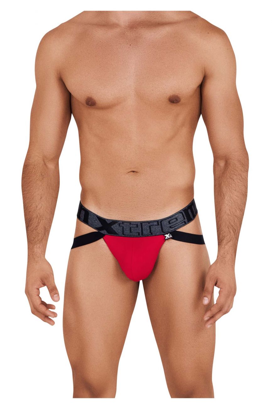 Xtremen 91102 Microfiber Jockstrap Red
