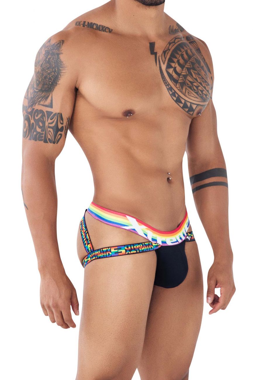 Xtremen 91105 Pride Jockstrap Black