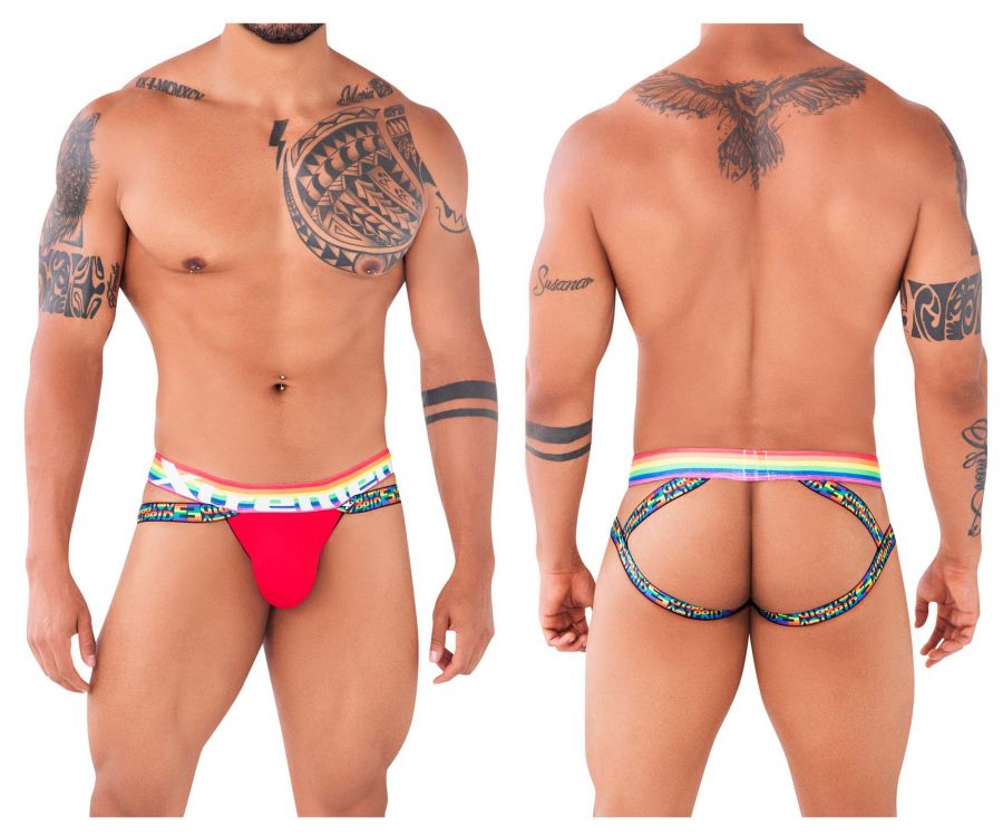 Xtremen 91105 Pride Jockstrap Red