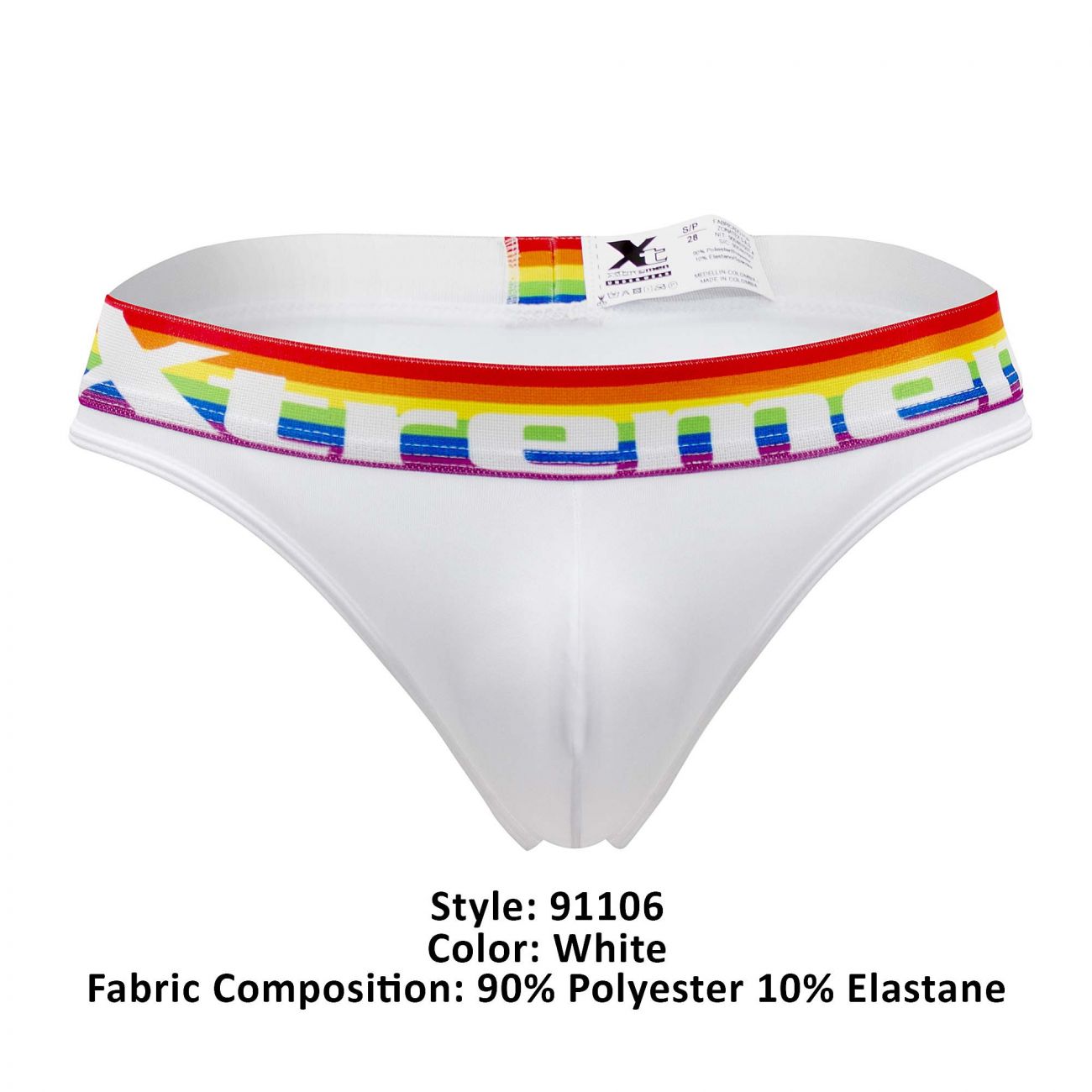 Xtremen 91106 Pride Thongs White