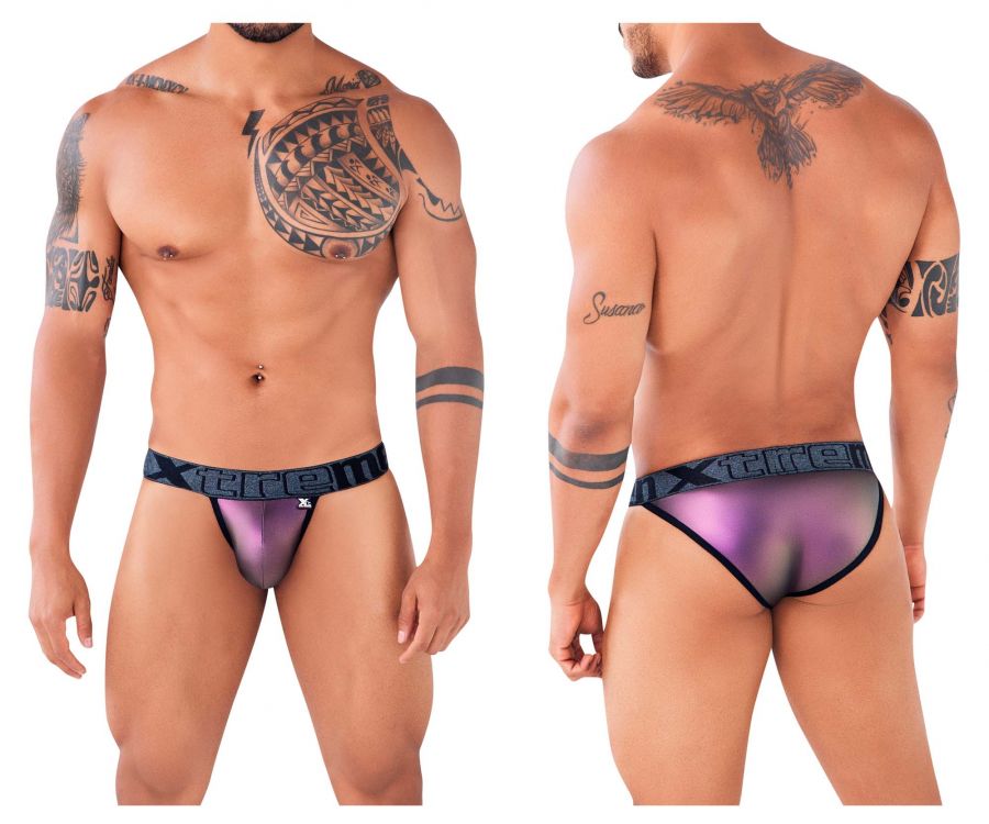 Xtremen 91109 Faux Leather Bikini Maroon