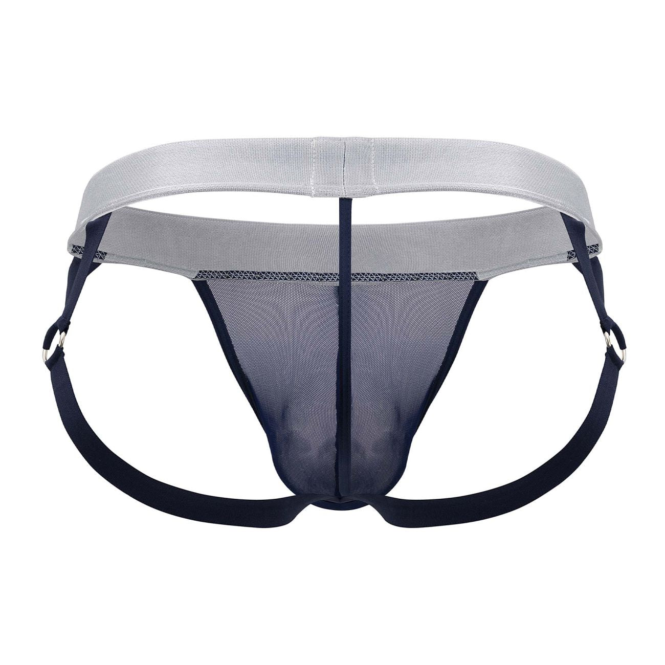 Xtremen 91134 Stylish Mesh Jockstrap Dark Blue