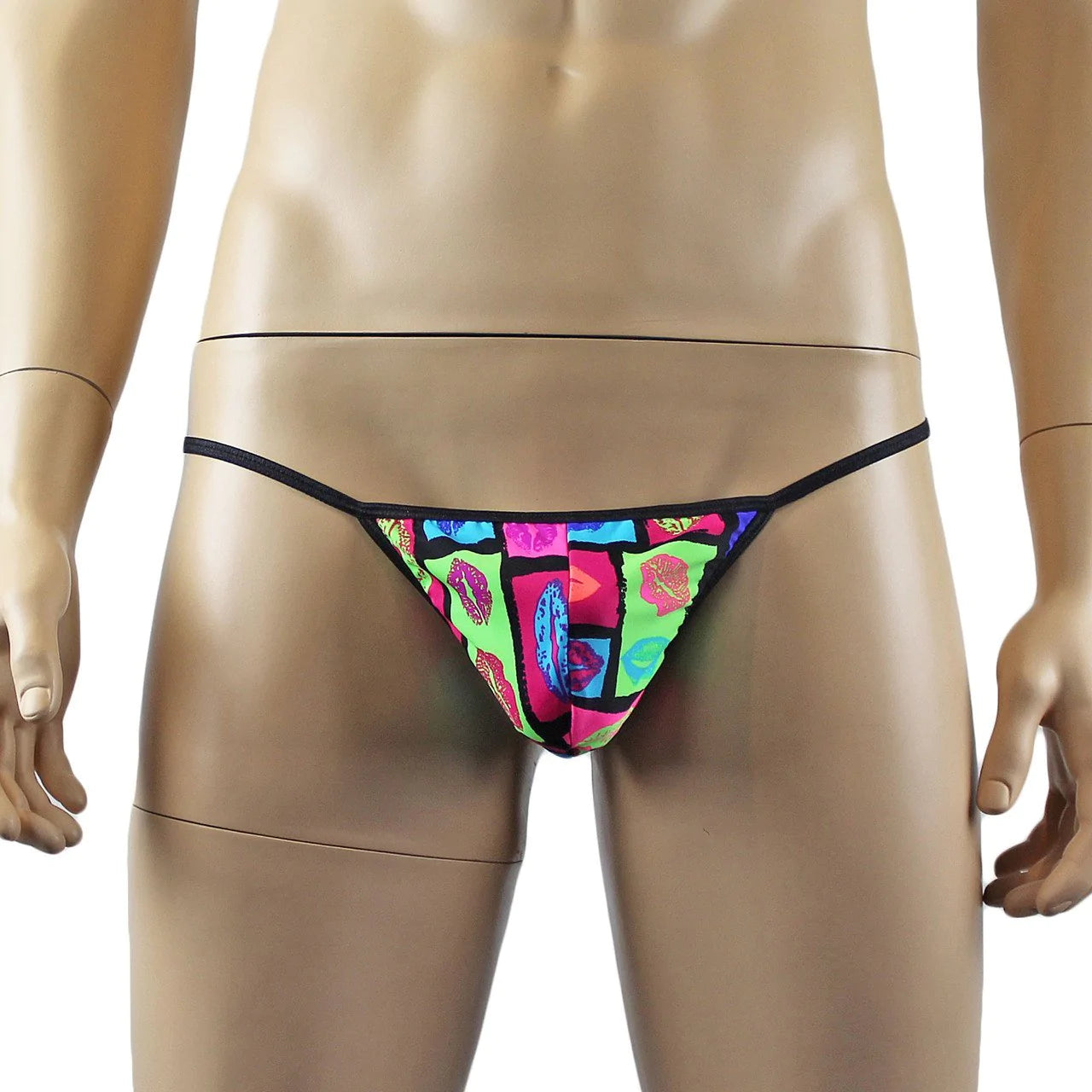 Mens Kiss Me Love Lips G string