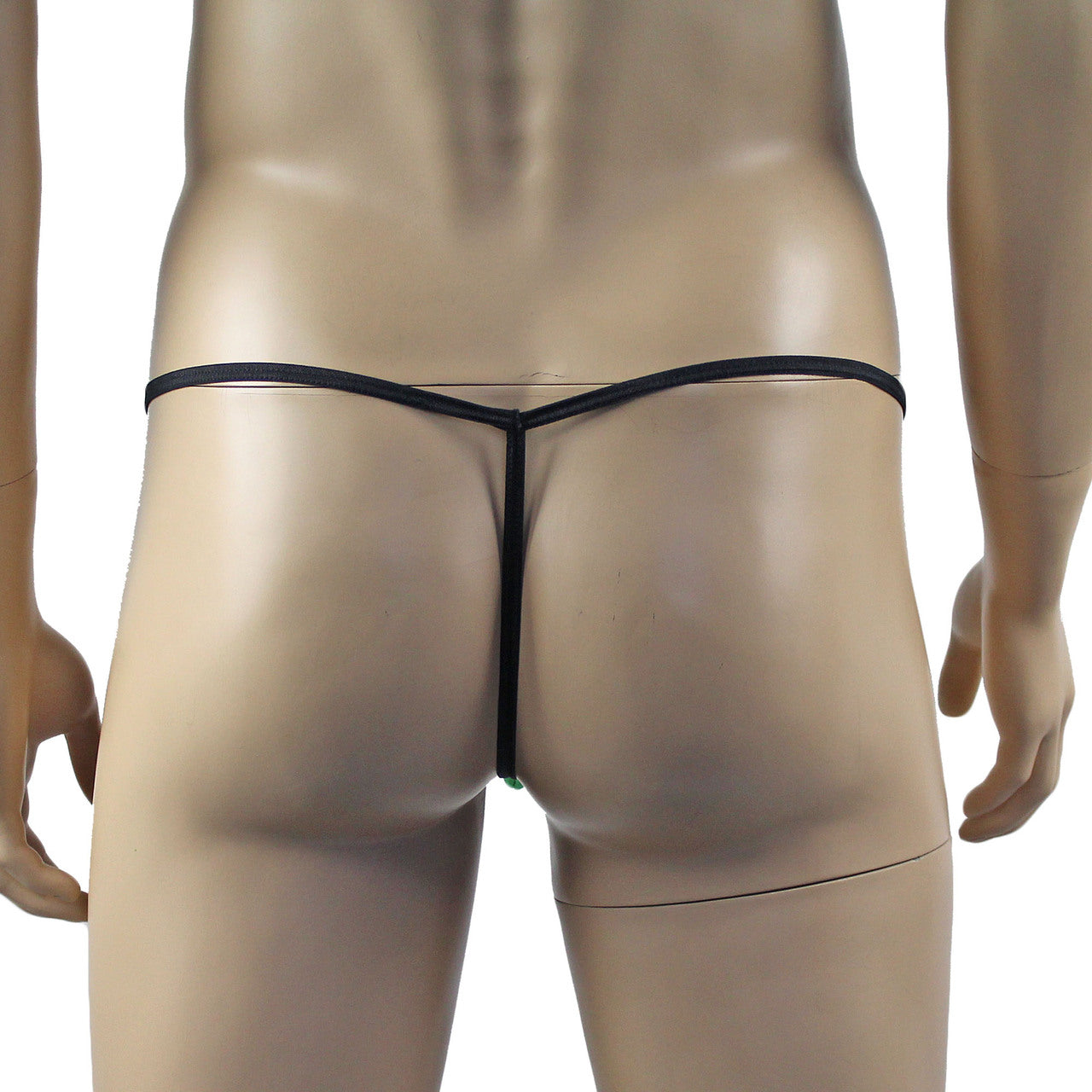 Mens Risque Camisole Mini Dress Chemise, G string & Stockings (teal black plus other colours)