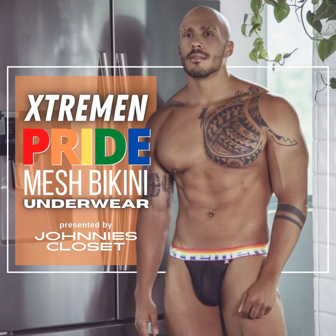 PRIDE is Definitely Sexy in a Pair of Mesh Bikini from Xtremen
