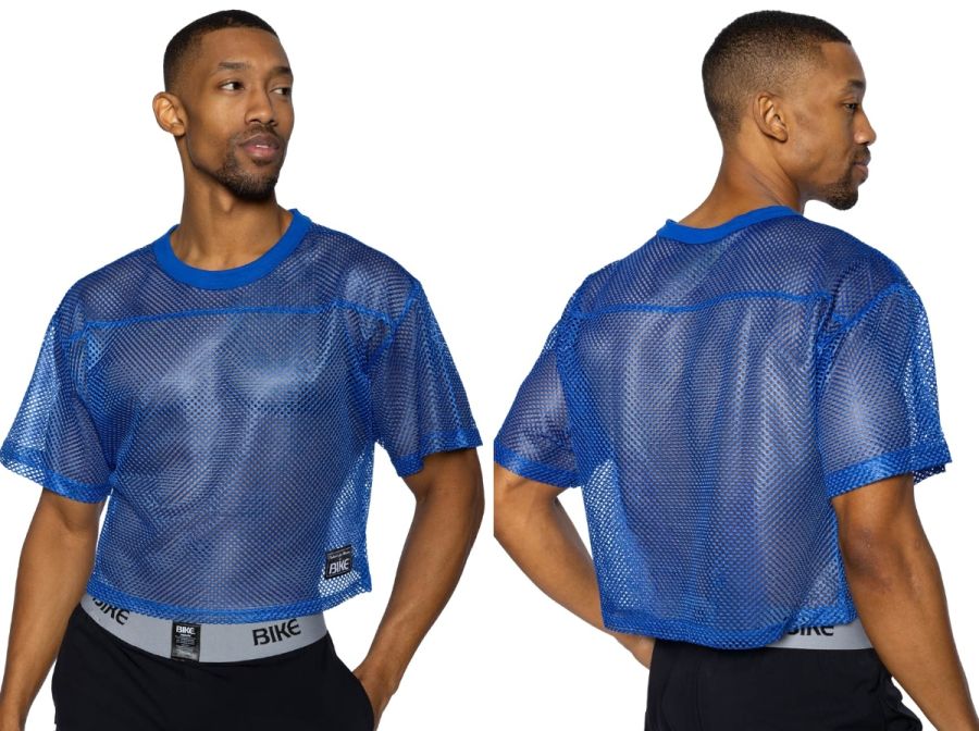 BIKE Athletic BAM134 Short Sleeve Practice Jersey Top Color Royal