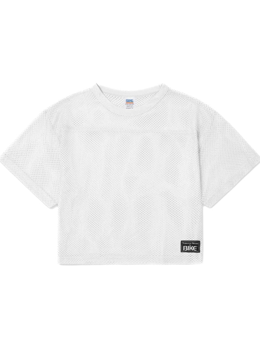 BIKE Athletic BAM134 Short Sleeve Practice Jersey Top Color White