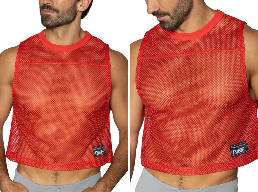 BIKE Athletic BAM135 Elevate Your Training Sleeveless Practice Jersey Color Red
