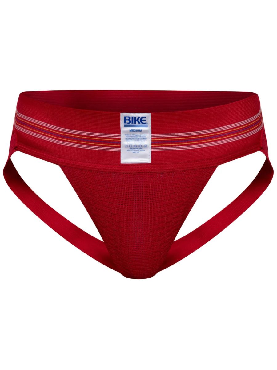 BIKE Athletic BAS306 Original Number 10 Jockstrap Performance Underwear Color Red