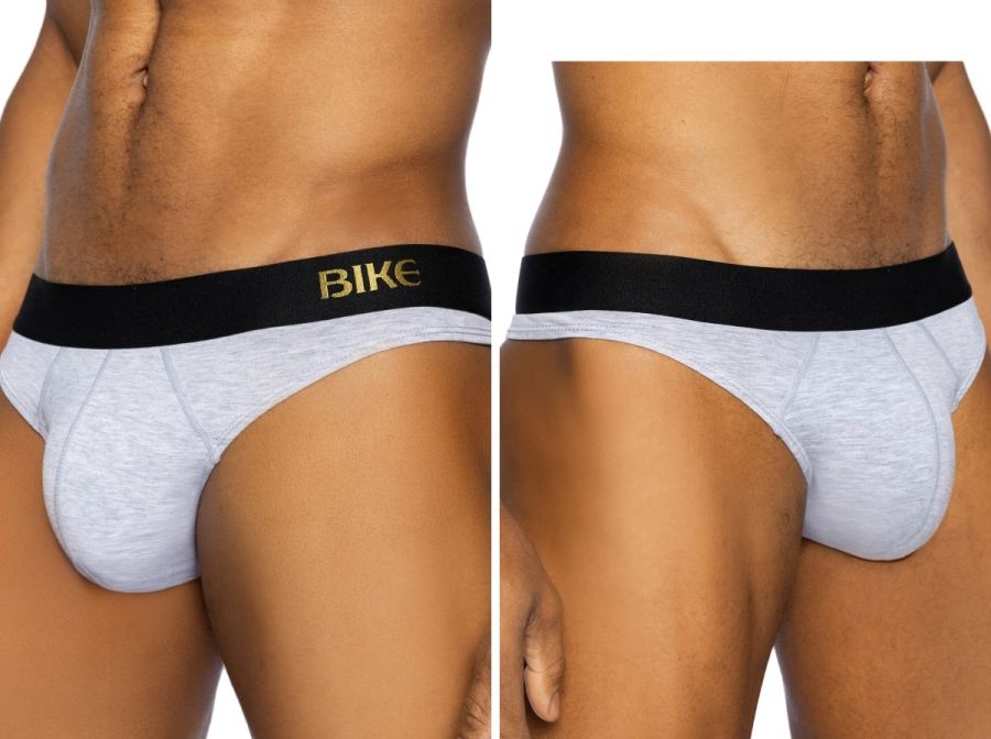 BIKE Athletic BAS319 Active Bold Style Thong for the Modern Man Color Light Gray