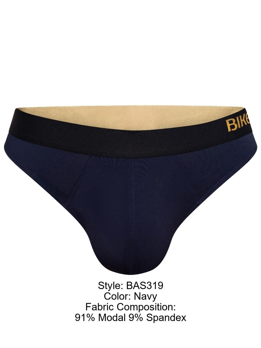 BIKE Athletic BAS319 Active Bold Style Thong for the Modern Man Color Navy