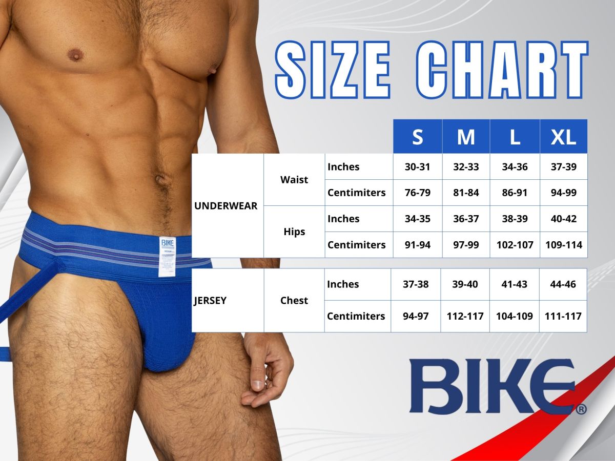 BIKE Athletic BAS304 Classic Mens Athletic Jockstrap Orange Plus Sizes