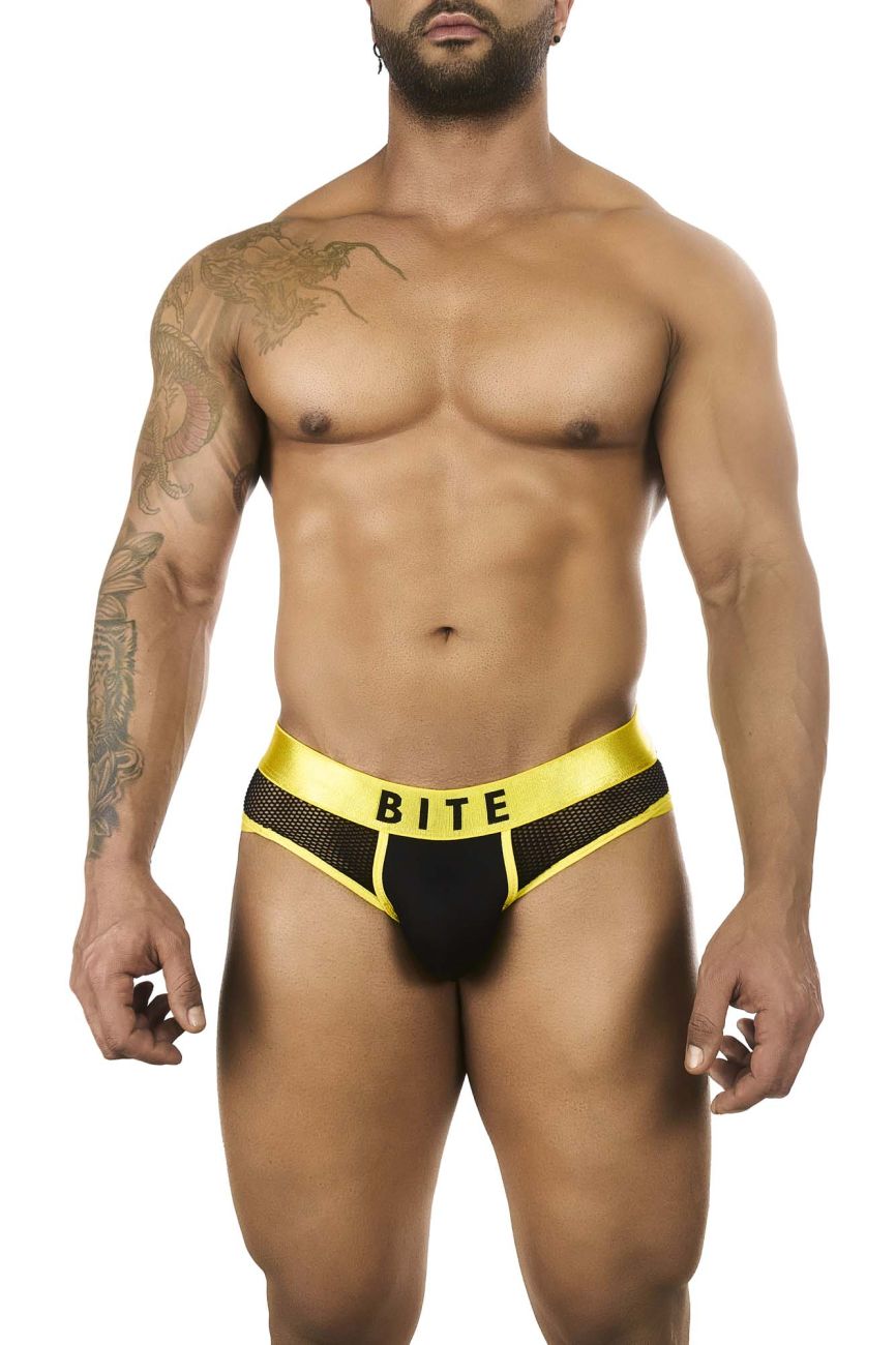 BiteWear BW2023106 Intense Melon Briefs Black Yellow