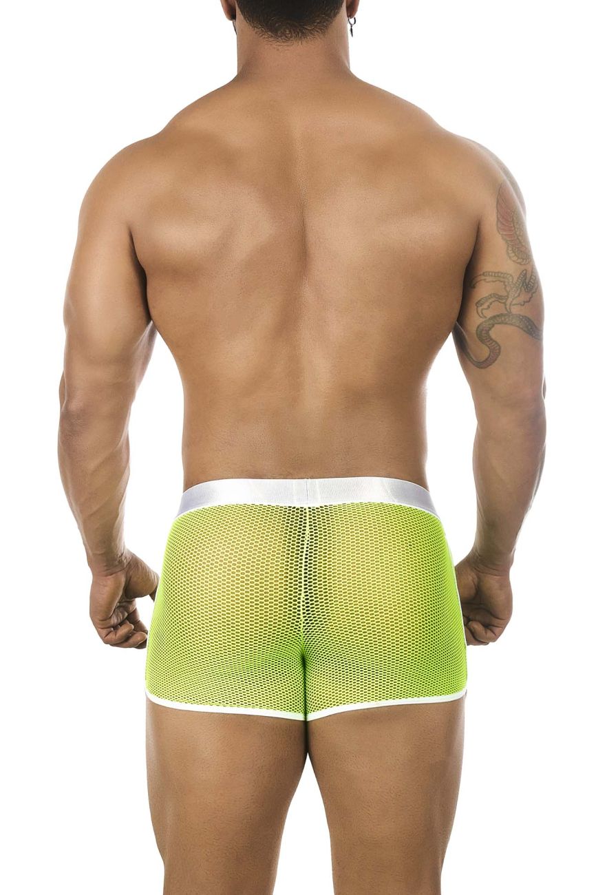 BiteWear BW2023107 Bright Kumquat Trunks White Green