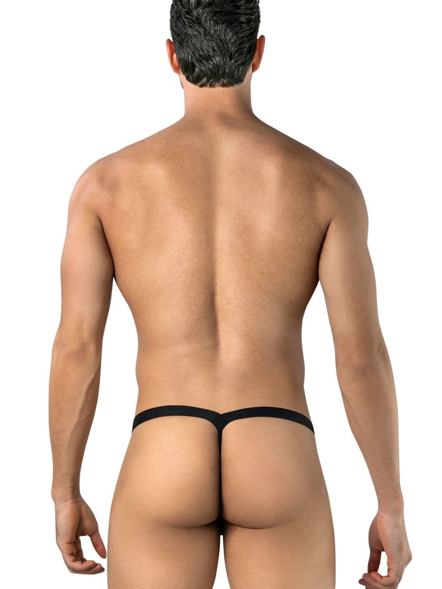 CandyMan 95017 Mens Stretch Dot Mesh Daring Attraction Thongs Emerald