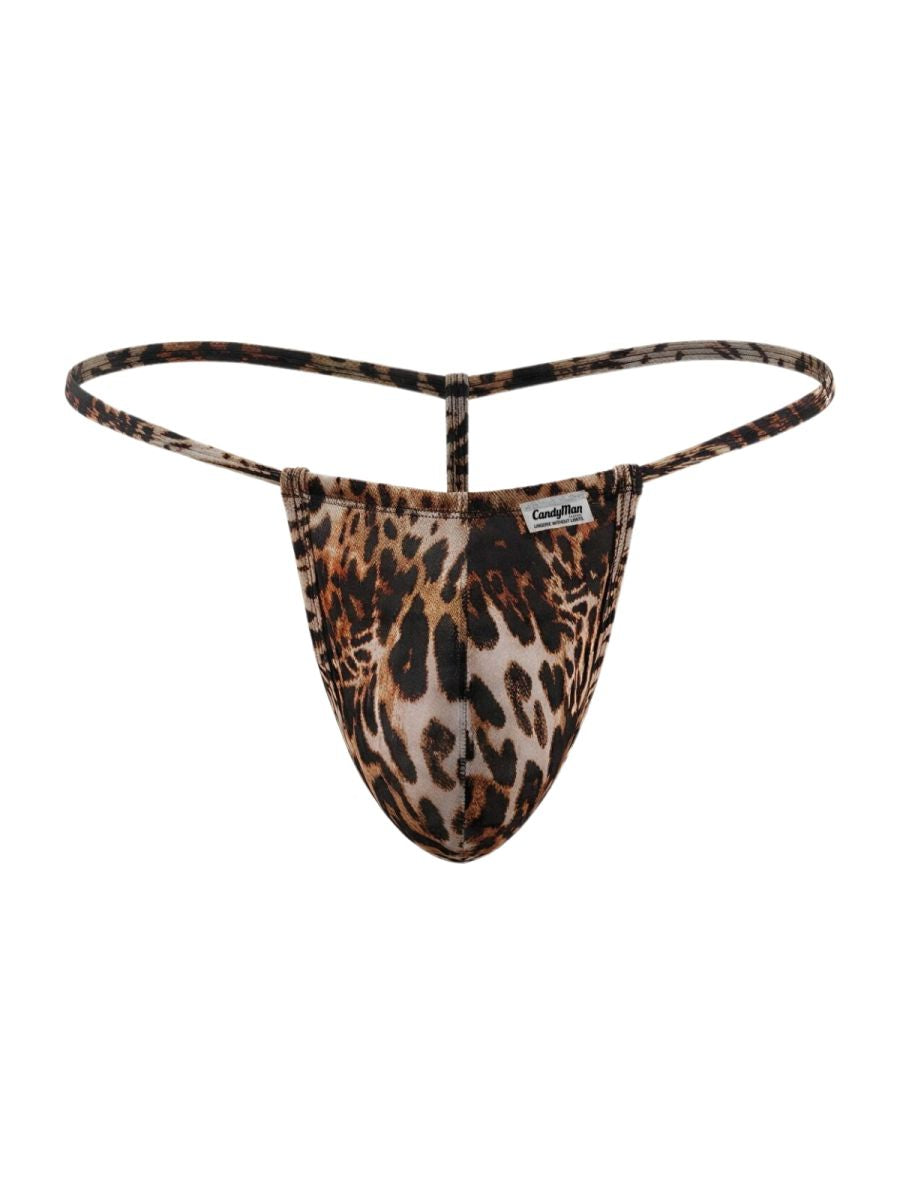 CandyMan 9586 Mens Sexy G-string Thong Animal Print