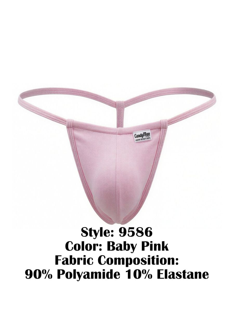 CandyMan 9586 Mens Sexy G-string Thong Baby Pink