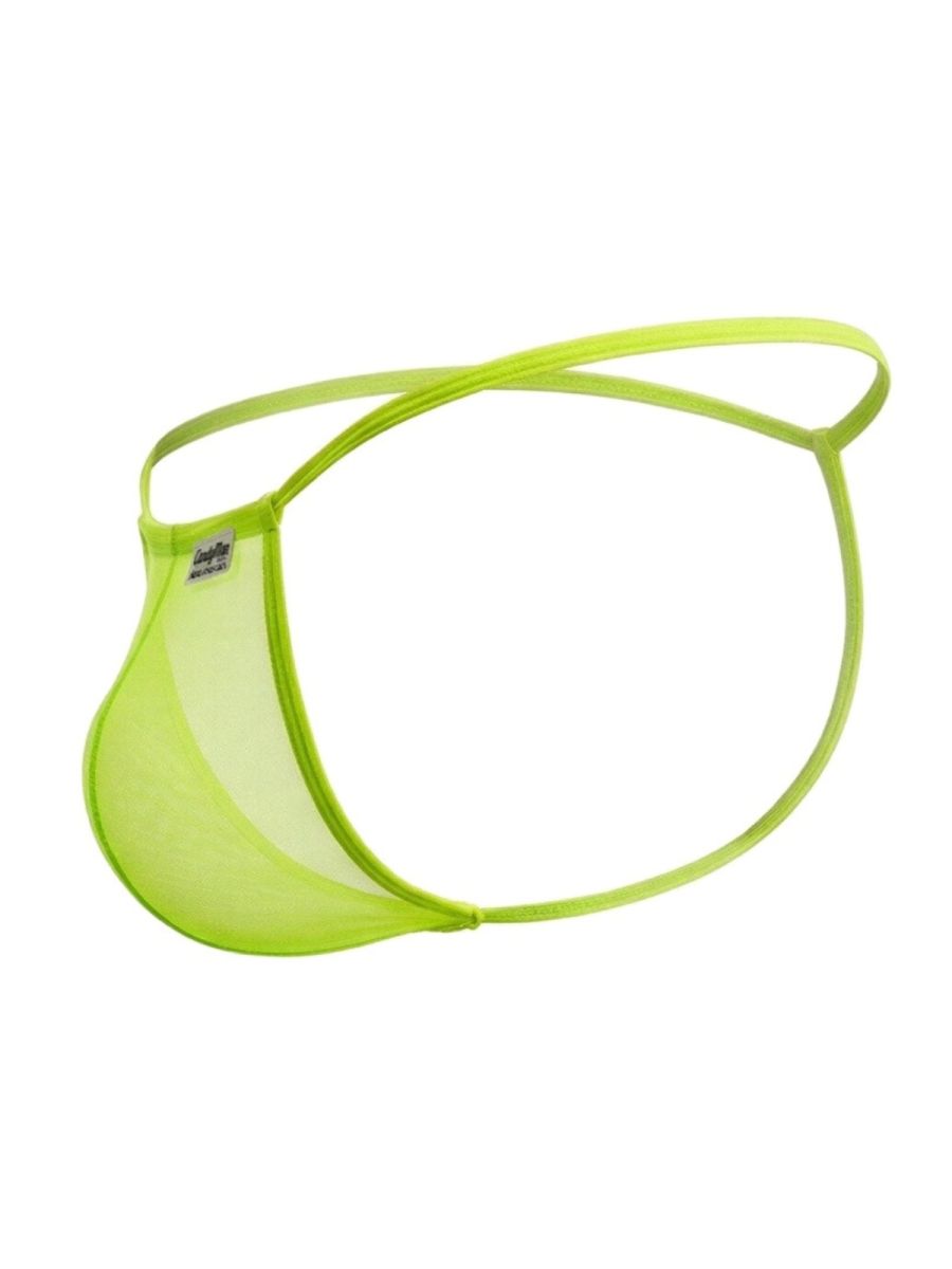 CandyMan 9586 Mens Sexy G-string Thong Hot Green Mesh