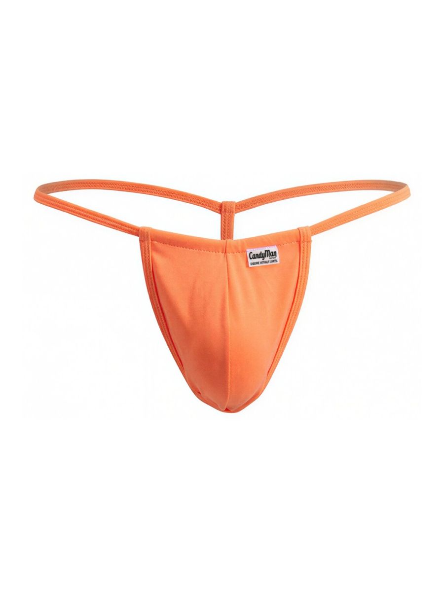CandyMan 9586 Mens Sexy G-string Thong Hot Orange