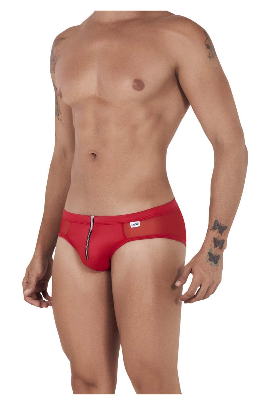 JCSTK - CandyMan 99500 Zipper-Mesh Bikini Red