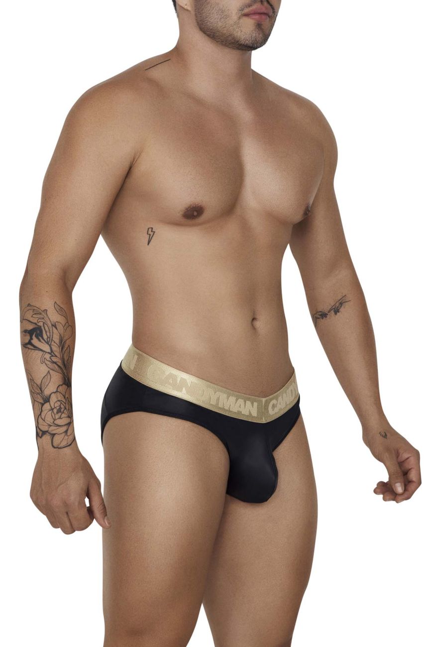 CandyMan 99659 Chain Jock Briefs Black