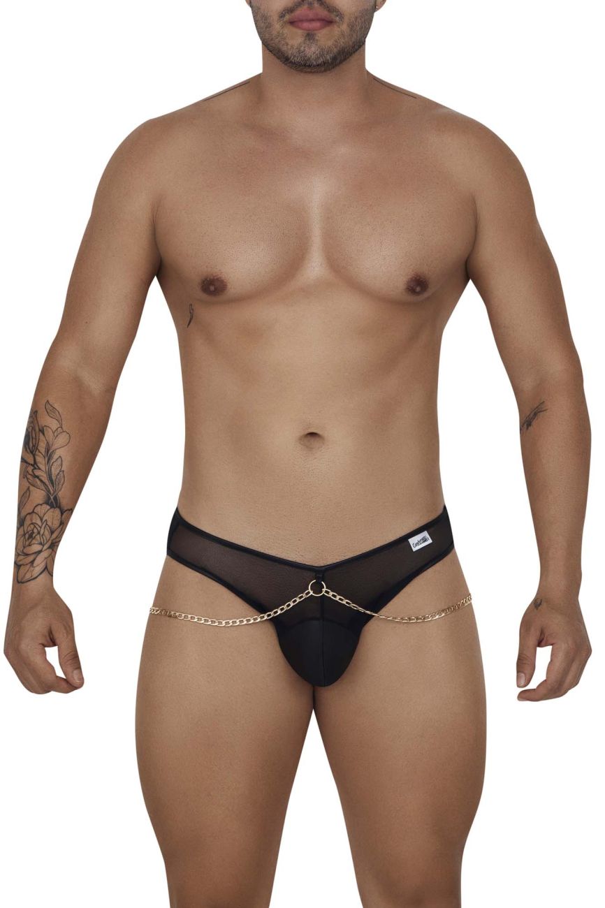 JCSTK - CandyMan 99672 Chain Jock Briefs Black