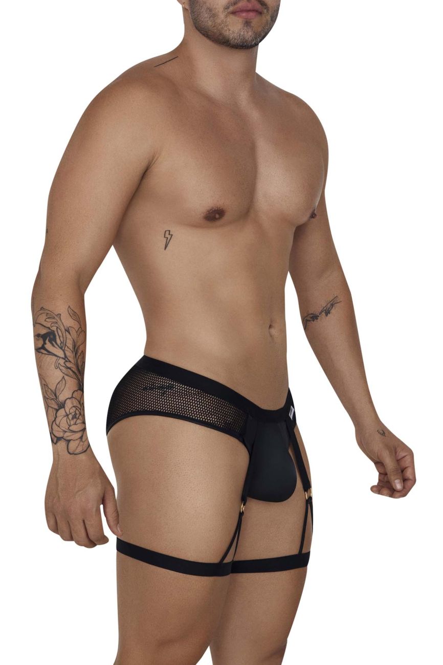 CandyMan 99684 Garter Briefs Black