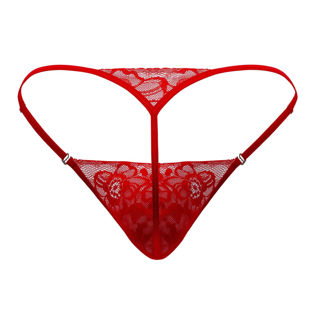 CandyMan 99685 Lace Thongs Red