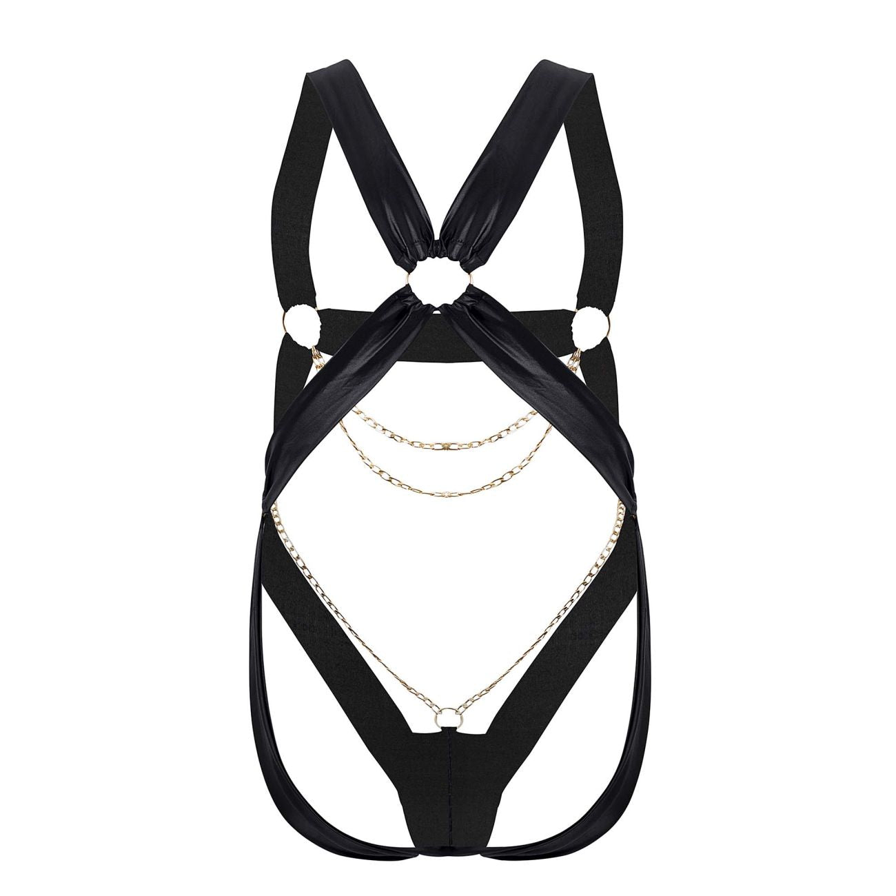 Candyman 99592 Harness-thongs Outfit Black