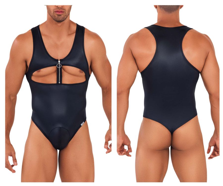 Daddy DDG014 Mens Pouch Enhancer Underwear Boxer Brief Trunk Black Plus  Sizes