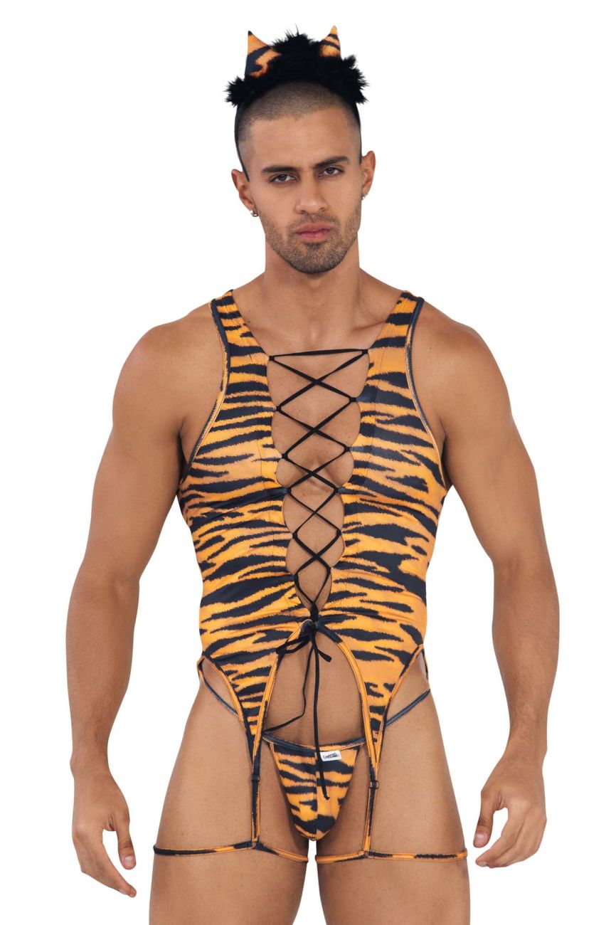 JCSTK - CandyMan 99734 Safari Bodysuit Tiger Print