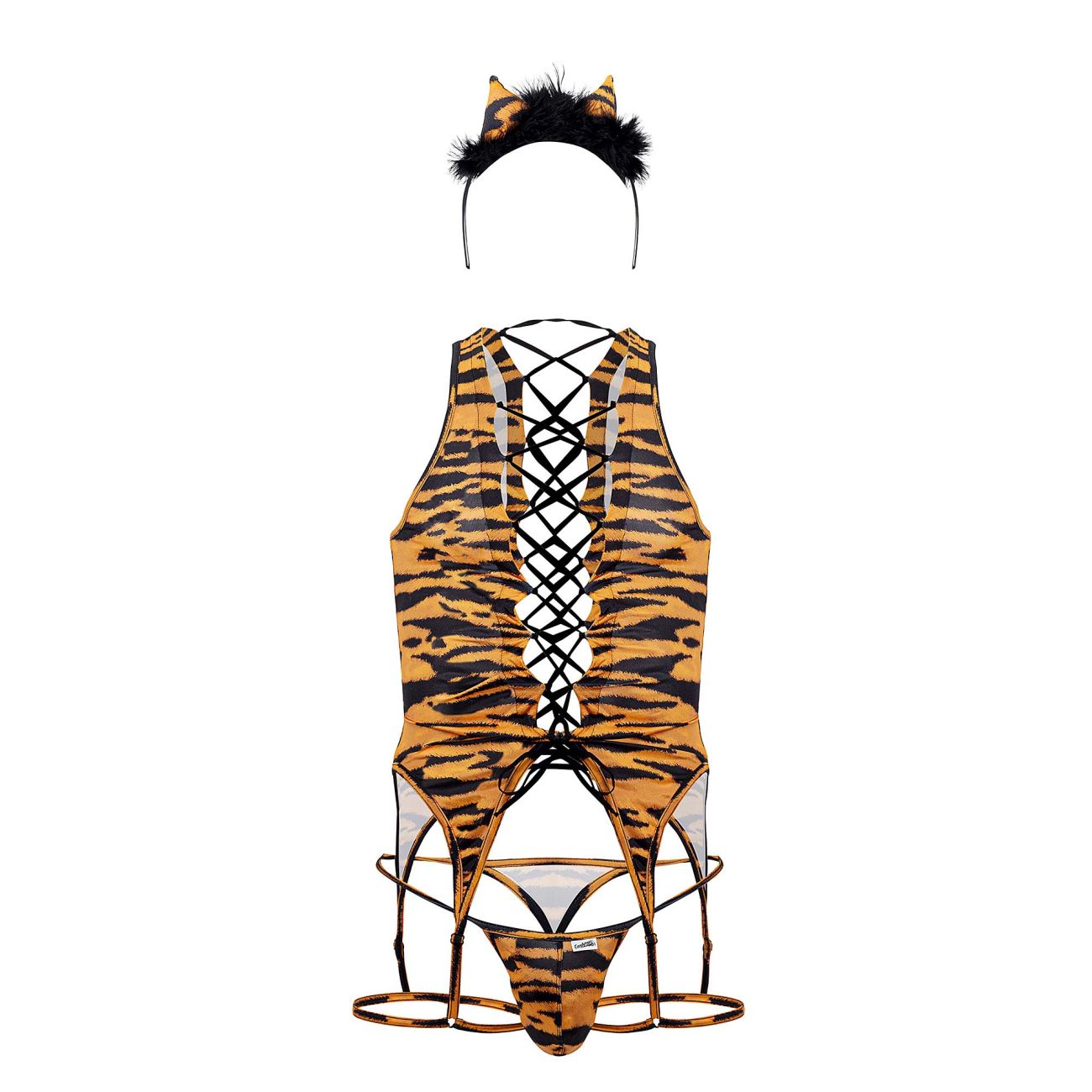 JCSTK - CandyMan 99734 Safari Bodysuit Tiger Print