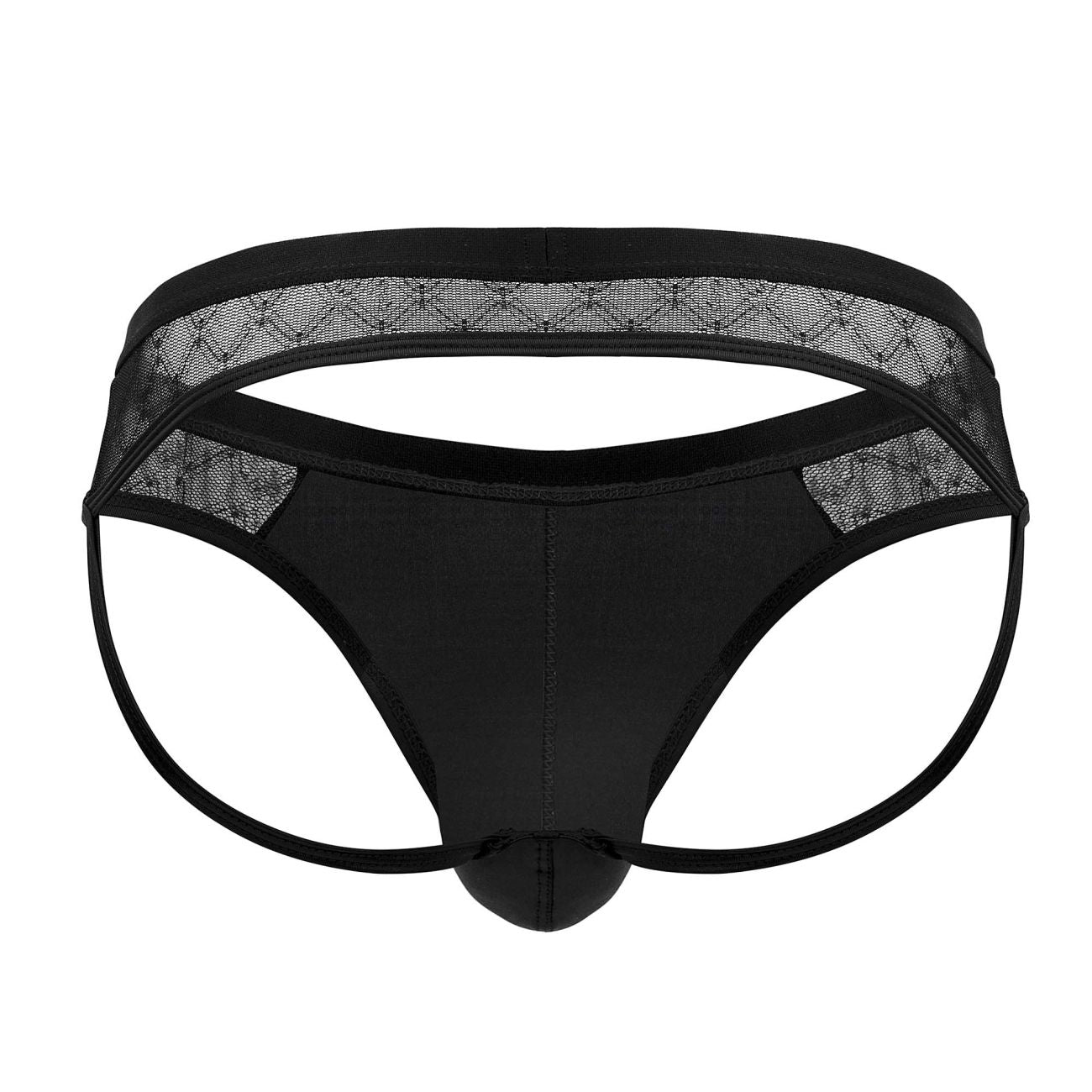 JCSTK - CandyMan 99763 Lace Jockstrap Black