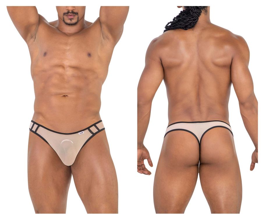 CandyMan 99767 Sports Mesh Thongs Beige