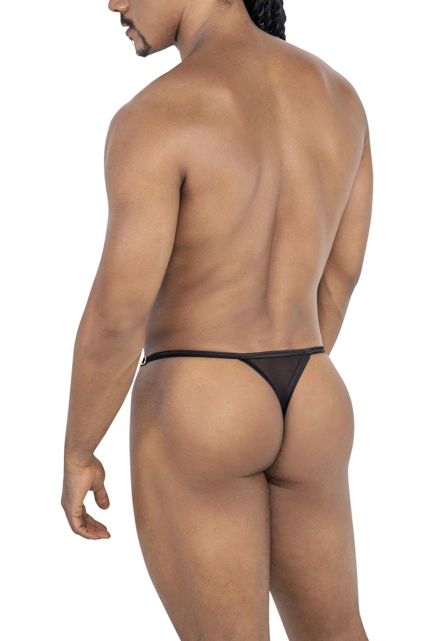 CandyMan 99776 Mesh Thongs Black