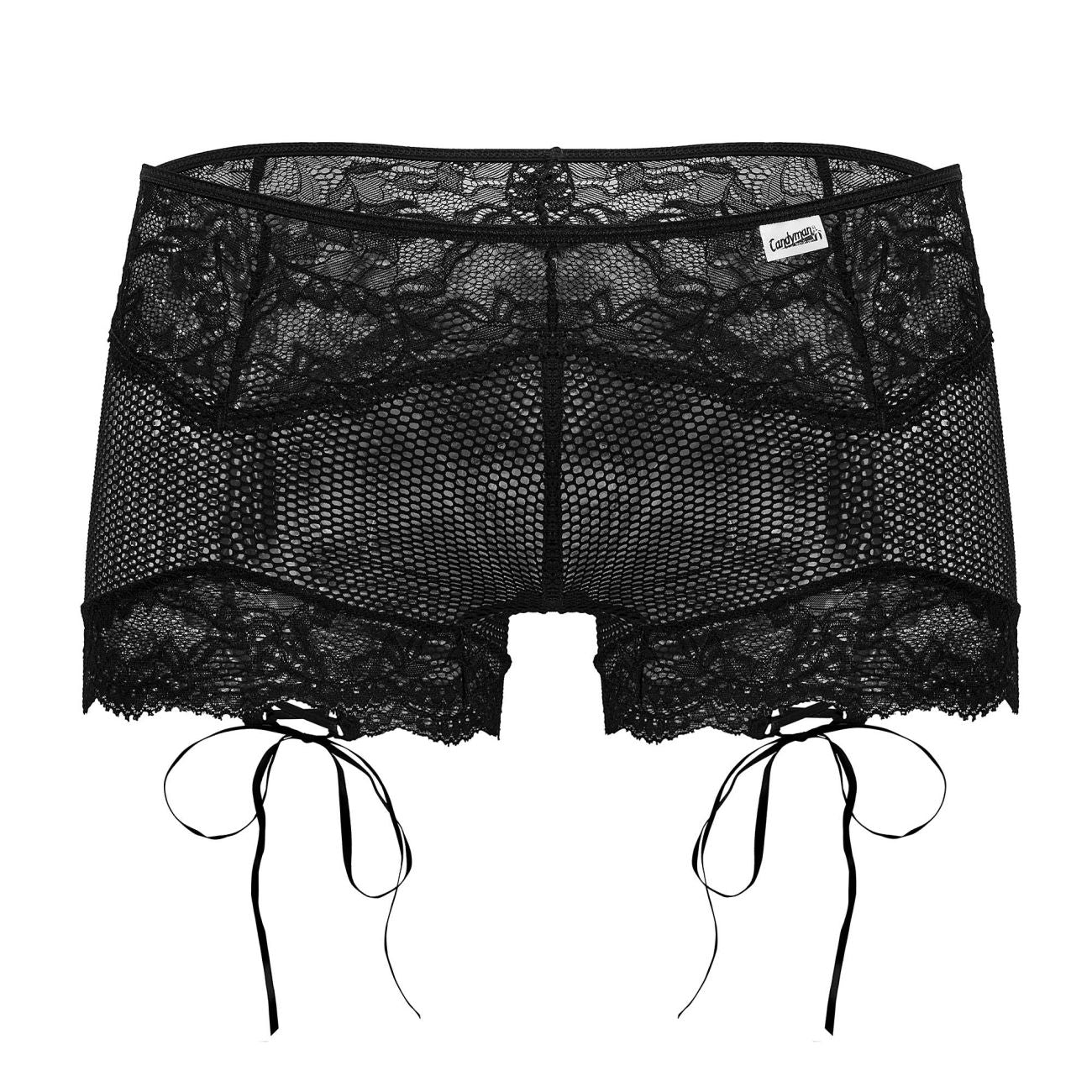 CandyMan 99779 Mesh Lace Trunks Black