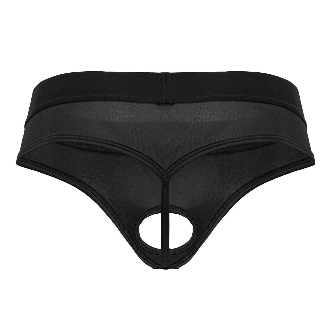 CandyMan 99781 Protuder Peek Hole Thongs Black