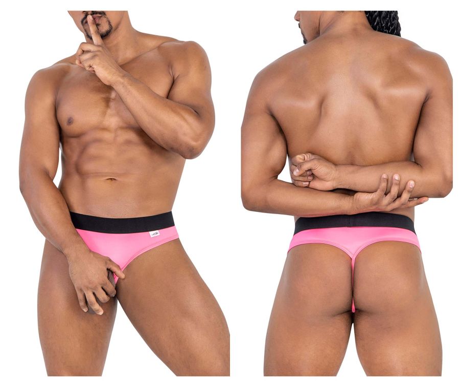 JCSTK - CandyMan 99781 Protuder Peek Hole Thongs Pink