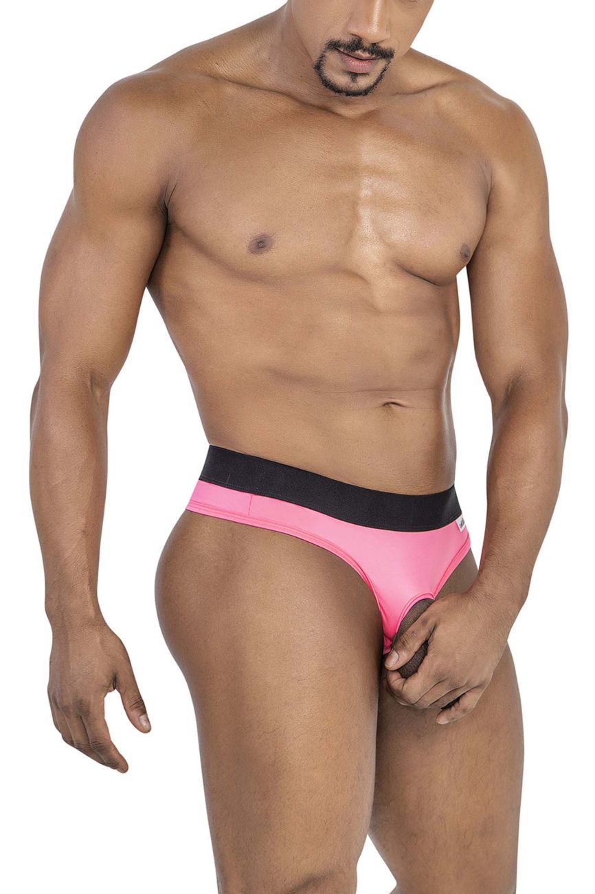 CandyMan 99781 Protuder Peek Hole Thongs Pink