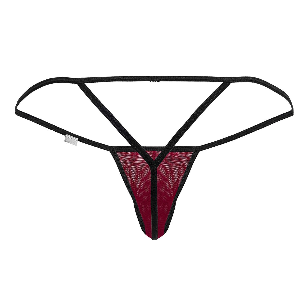 CandyMan 99795 Mesh G-String Thongs Burgundy