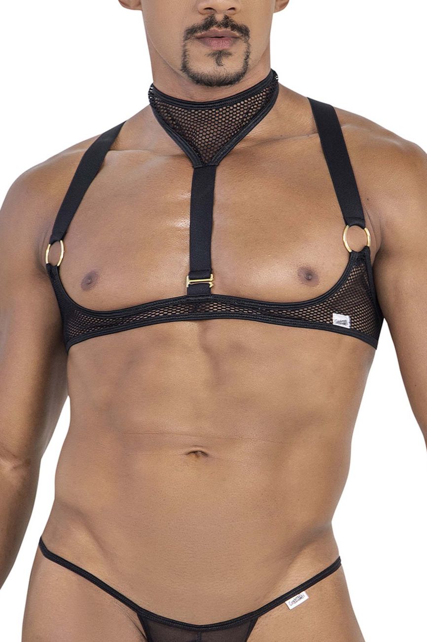 CandyMan 99809 Mesh Harness Black