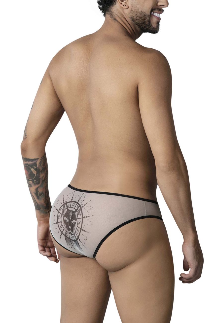 CandyMan 99871 Egyptian Mens Sexy Briefs Nude-Black