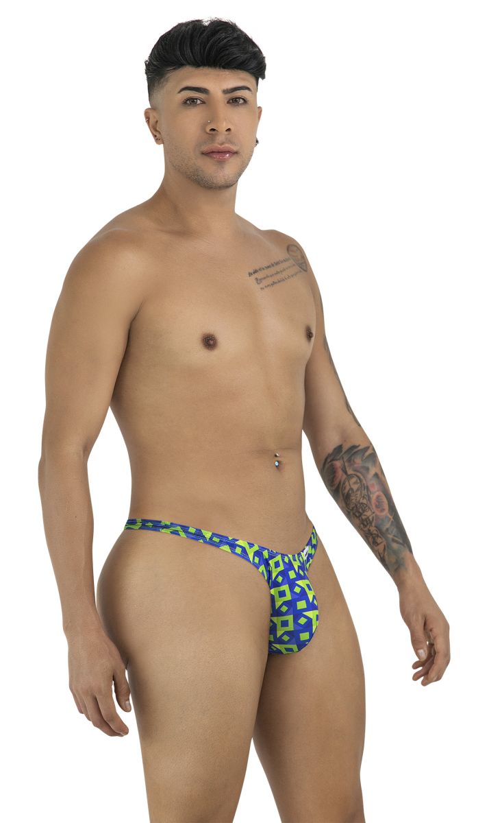 CandyMan 99924 Mens Colourful Modern Vibe Thongs Printed Navy