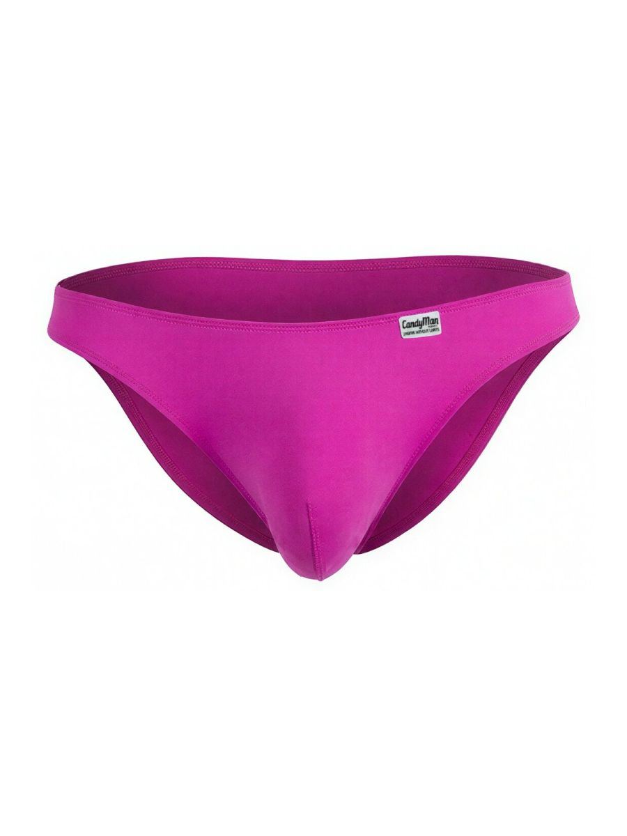 CandyMan 99928 Mens Sleek & Sexy Bikini Underwear Magenta