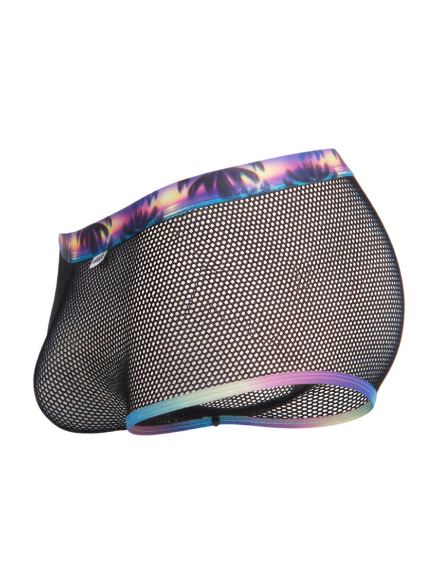 CandyMan 99934 Mens Bold & Daring Palm Trees and Mesh Trunks Black