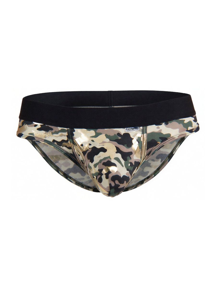 CandyMan 99938 Mens Classic Briefs with Modern Fit Camouflage