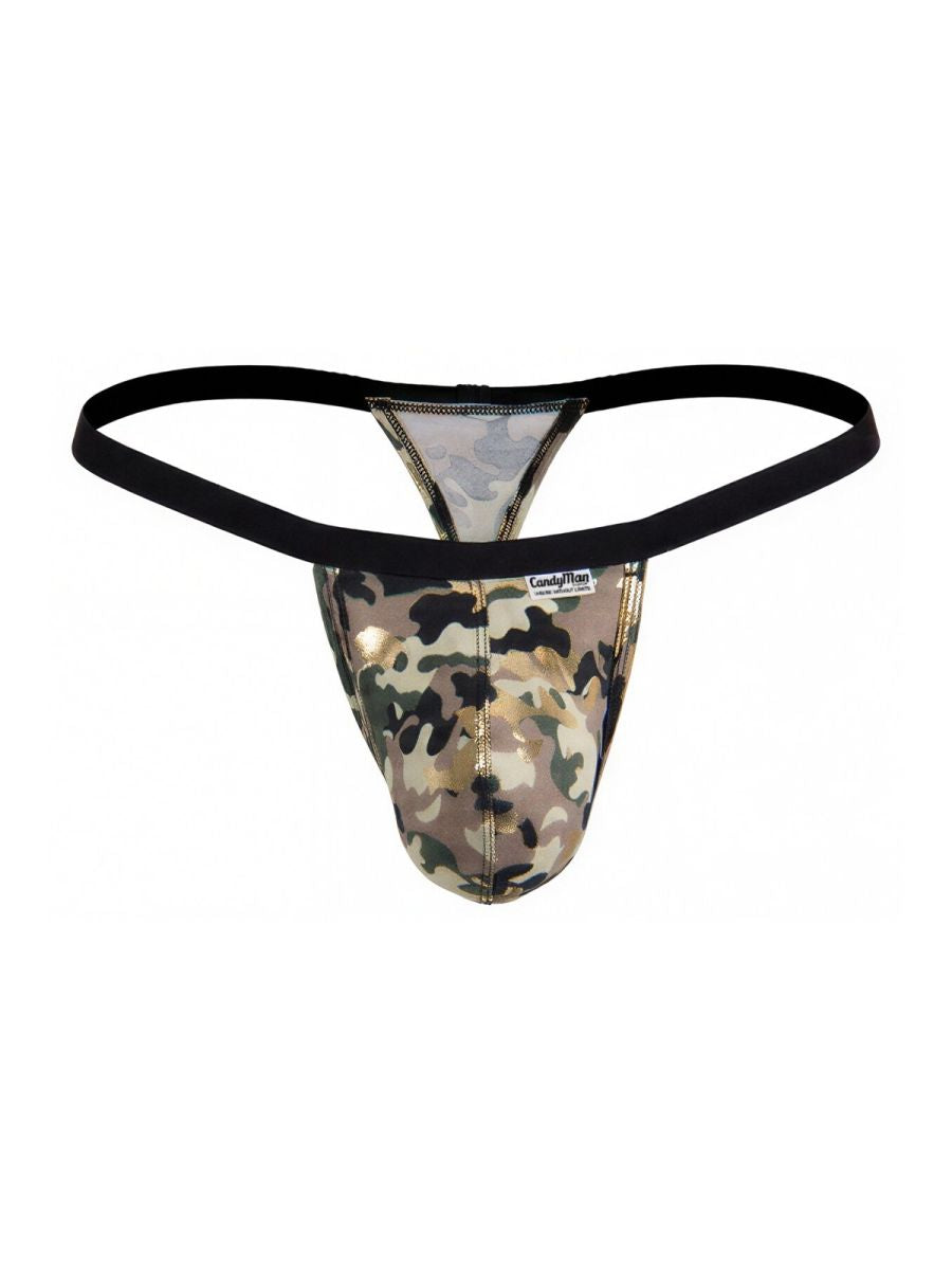 CandyMan 99939 Mens Minimal Coverage Thongs Camouflage