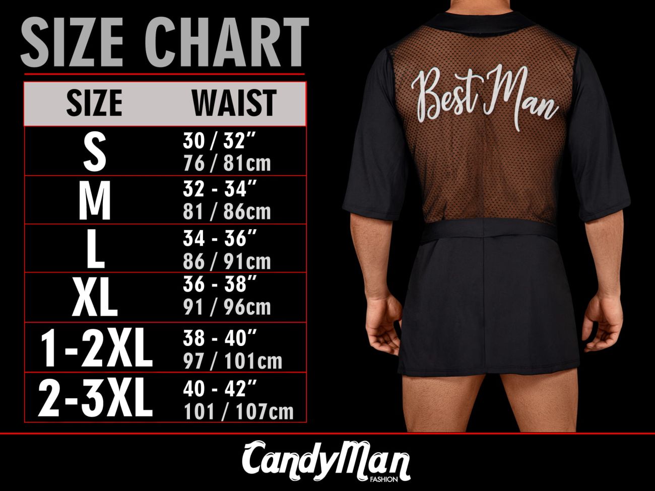 JCSTK - CandyMan 99720 Work-N-Play Bodysuit